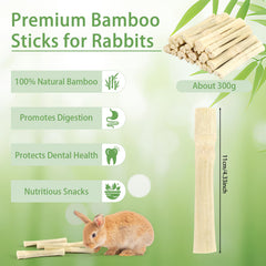 PEASUG palitos bambu dulce para masticar, ideales para mantener dientes en forma durante el juego.