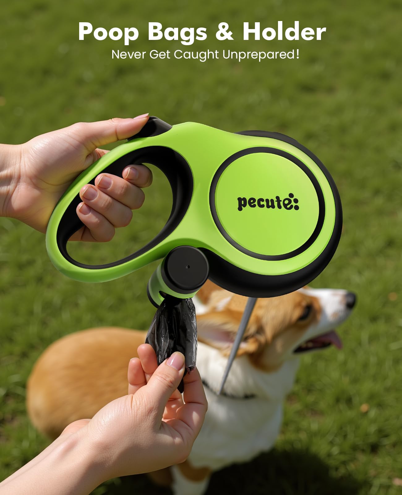 Pecute cable-mordida-1-6ft añade refuerzo para perros poderosos.