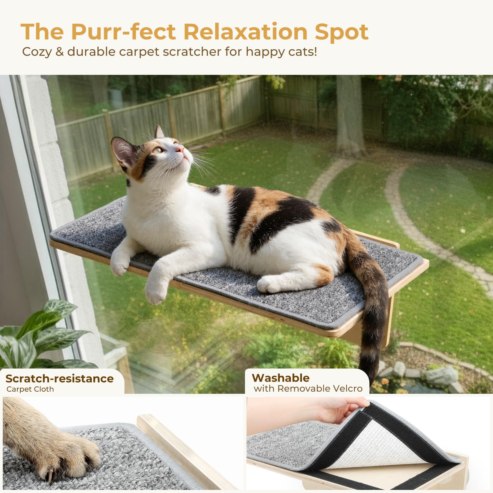 Pecute detalle sujetadores-ventana muestra fijación resistente para uso diario.