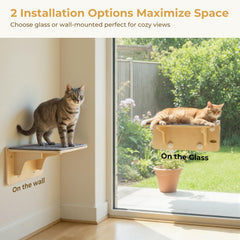 Estantes de pared Pecute para gatos, libertad de exploración vertical.