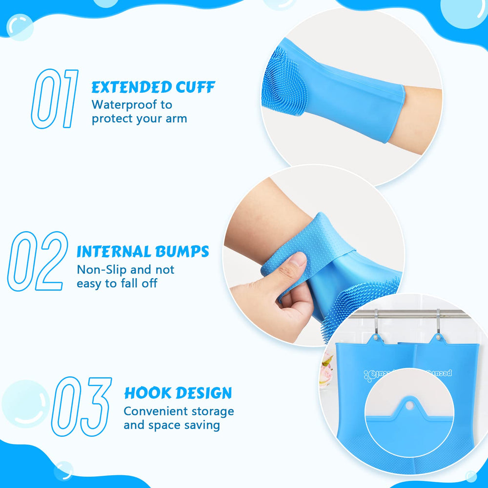 Interior antideslizante para ajuste firme durante el baño
