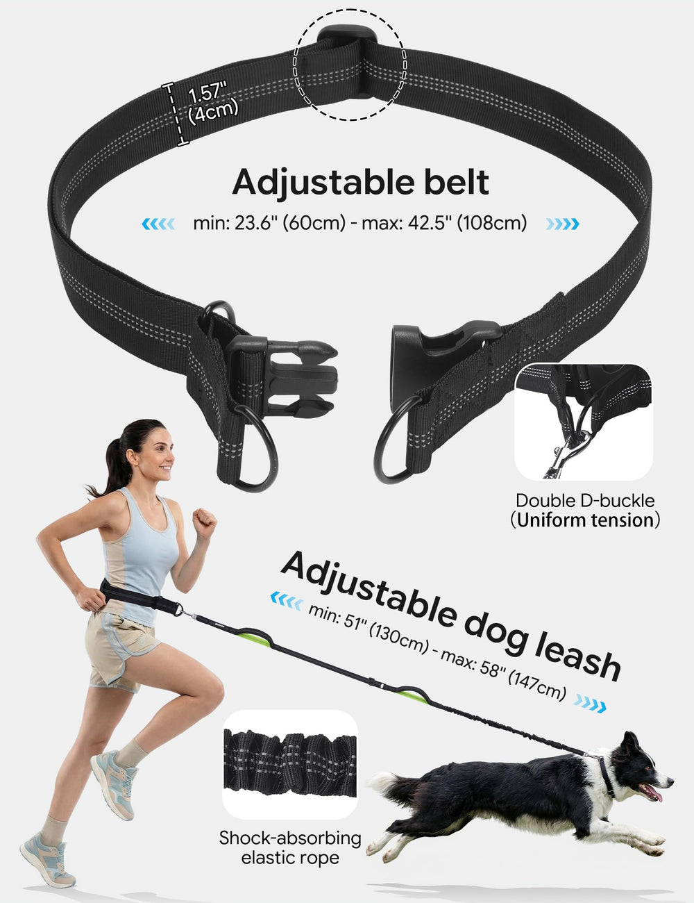 Pecute materiales duraderos para uso diario y paseos prolongados.