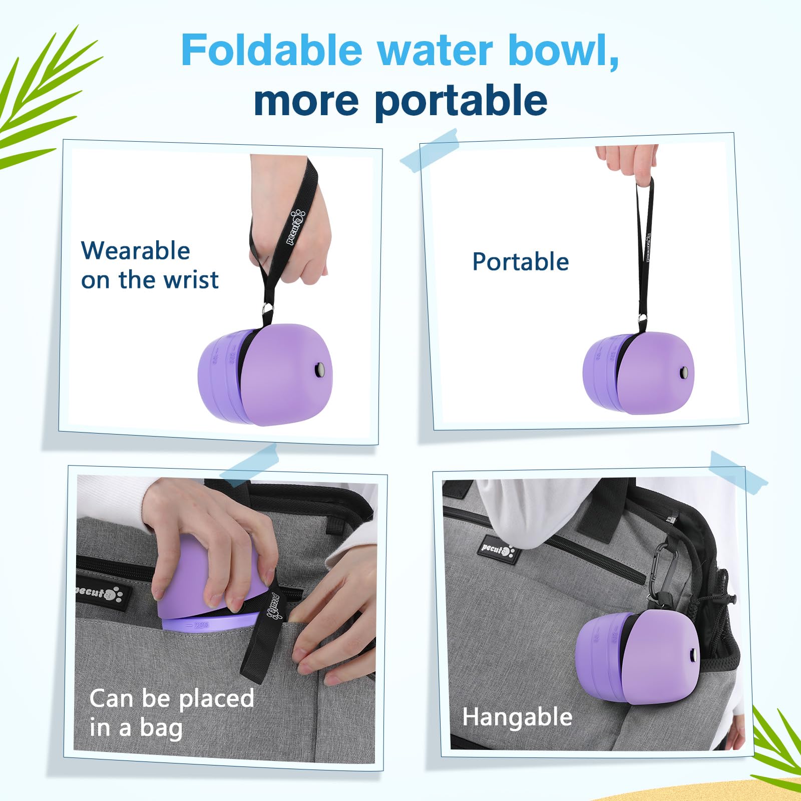 Pecute material-silicona segura para alimentos y fácil de limpiar.