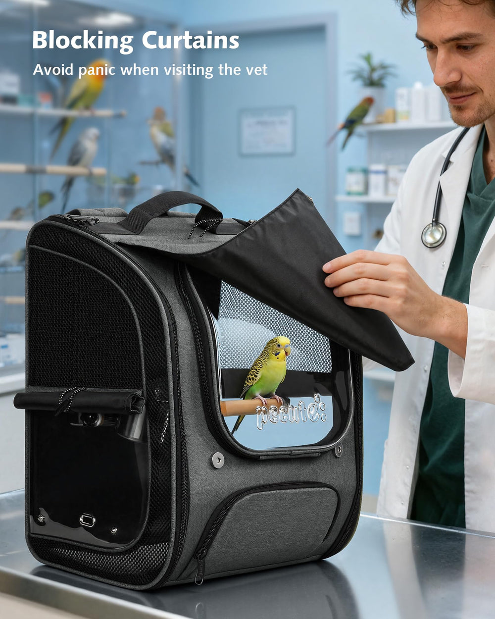 Pecute Mochila con correas ajustables para llevar más tiempo.