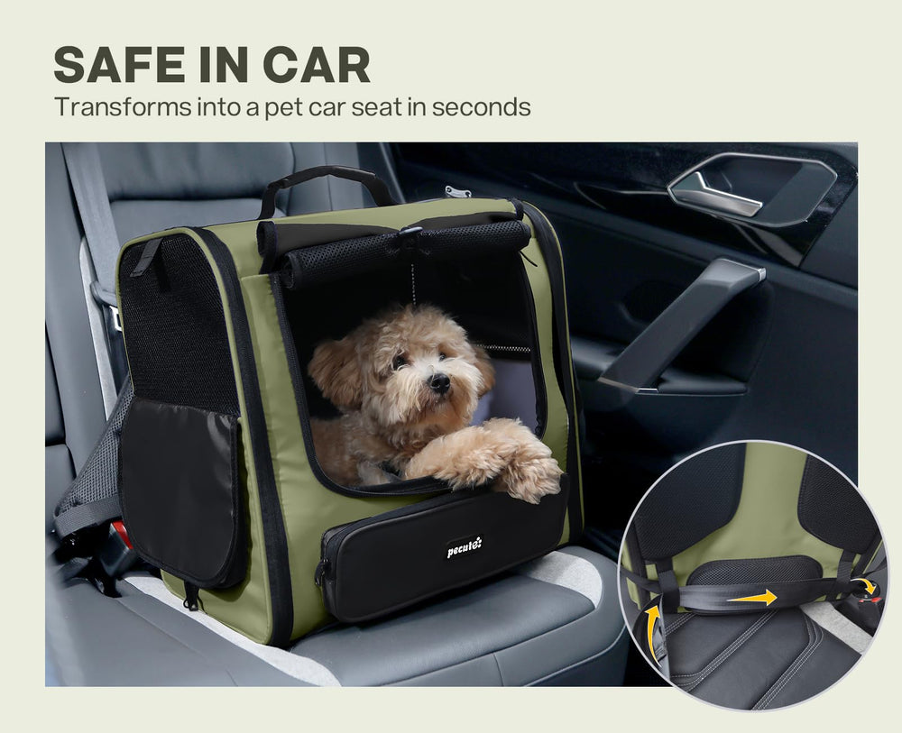Mochila pecute cortina de privacidad para viaje tranquilo
