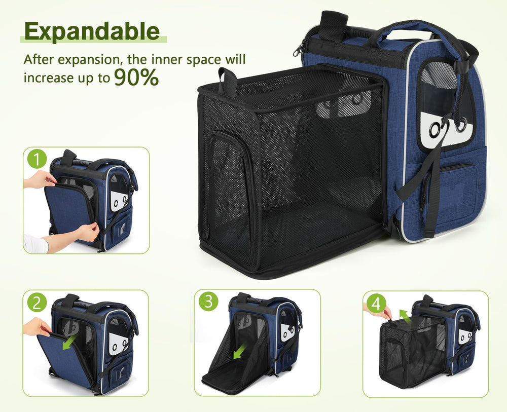 Mochila Pecute, espacio expansible para mayor libertad de movimiento en aventuras