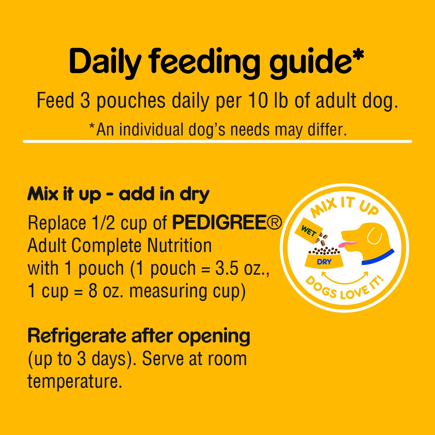 Pedigree empaque de 18 paquetes, conveniencia para la despensa.