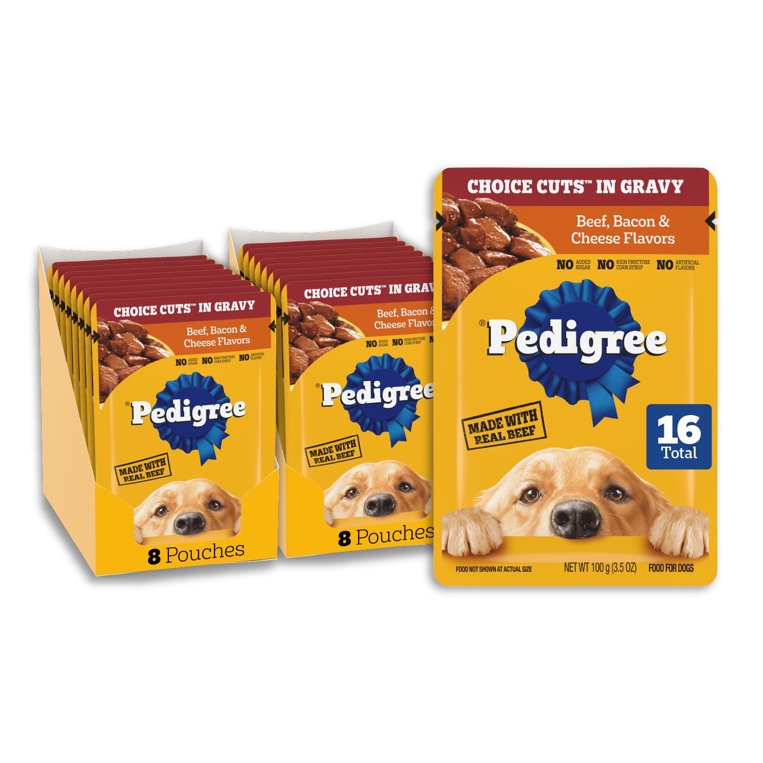 Pedigree Choice Cuts Gravy carne real para perros adultos en salsa