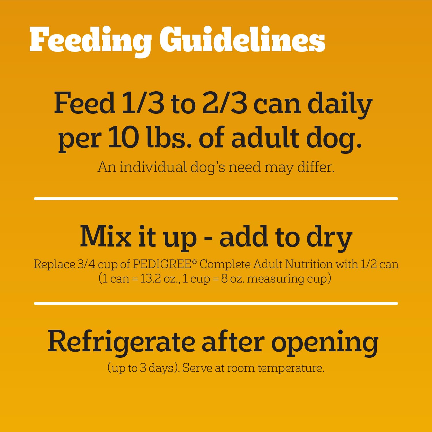 Pedigree Chopped Ground Dinner en lata para alimentar con comodidad.