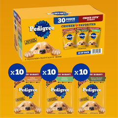 Pedigree Cortes Seleccionados en Salsa Filete Mignon, sobre 3-5oz para comer diario.