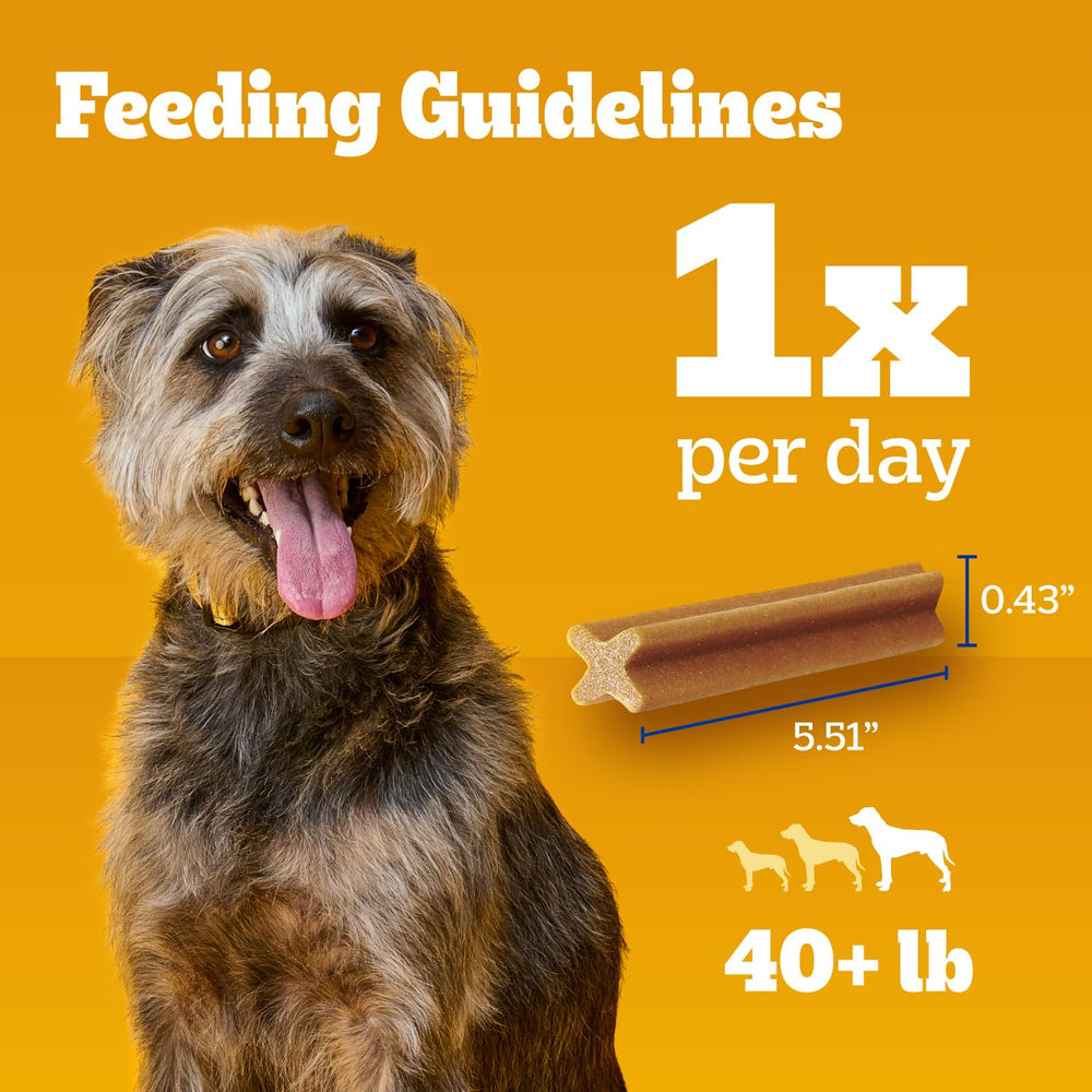Golosina dental para perros grandes, ideal como recompensa diaria