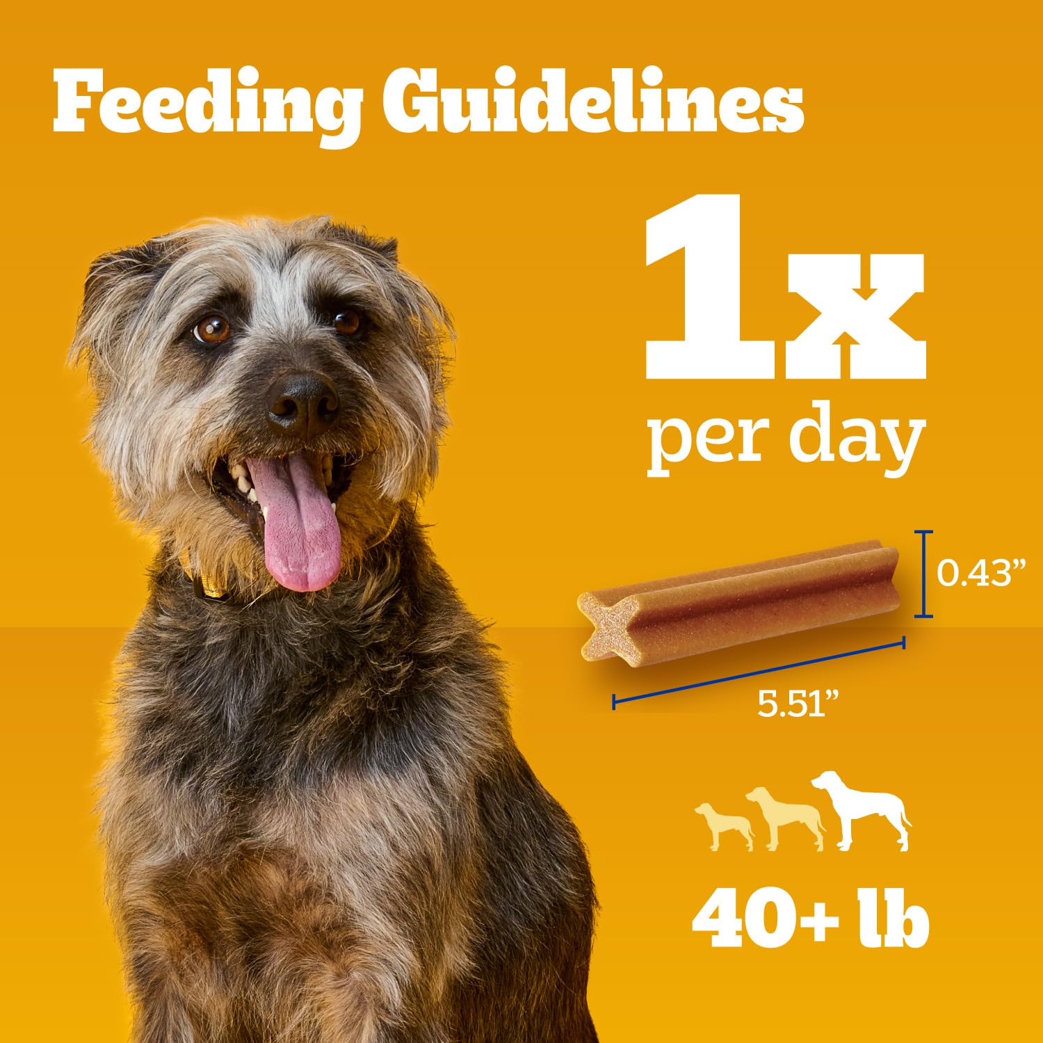 Pedigree Dentastix gran masticación: para perros grandes, uso diario.