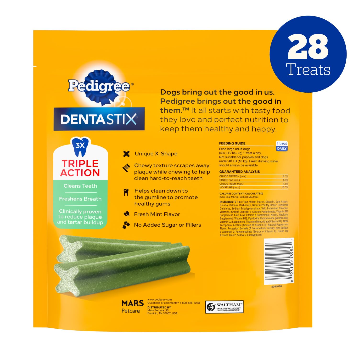 Dentastix como recompensa diaria para entrenamiento de perros grandes