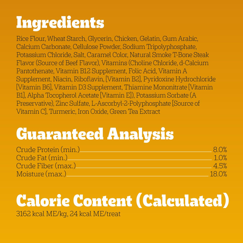 Pedigree Dentastix sabor carne, aliento más fresco tras la masticación.