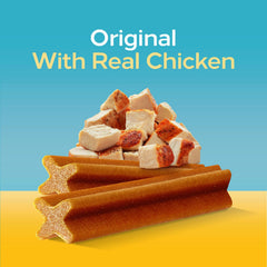 Pedigree Dentastix textura masticable: soporte para dientes y encías durante mastique.