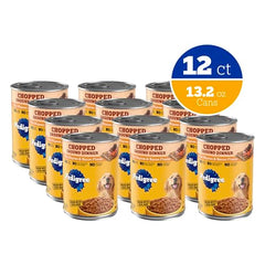 Pedigree lata servir en plato carne jugosa para perro