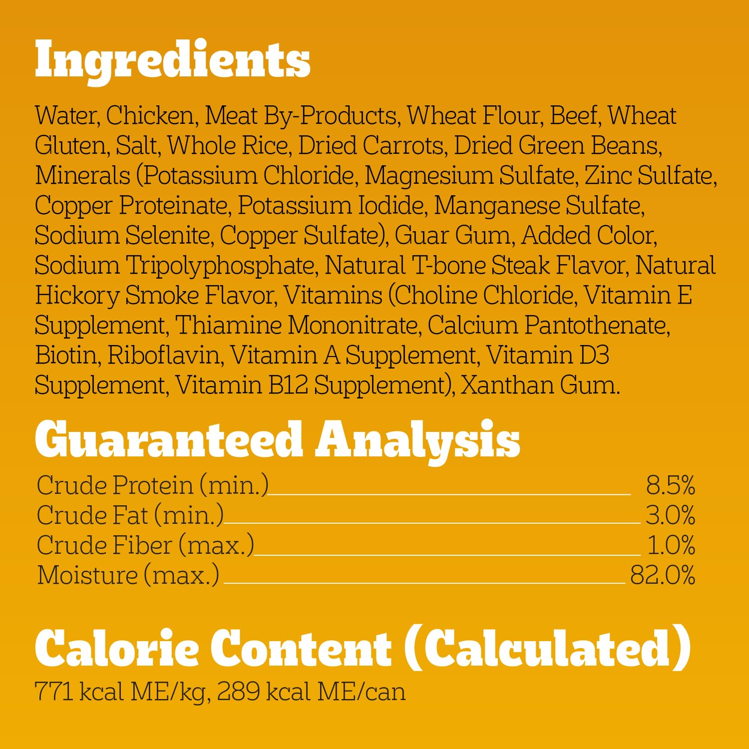 Pedigree: salsa con carne de alta calidad para músculos.