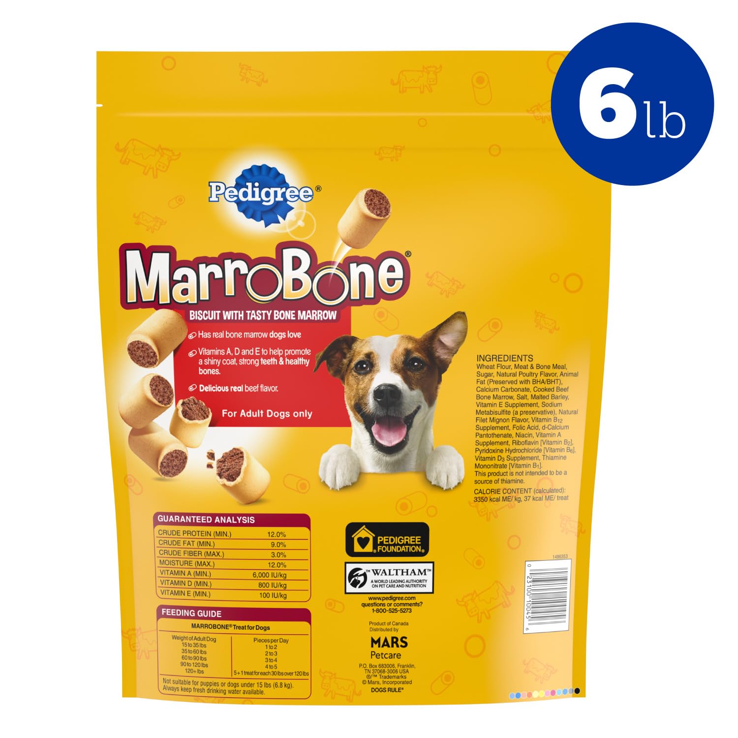 Pedigree MarroBone ciencia Waltham, seguridad nutricional