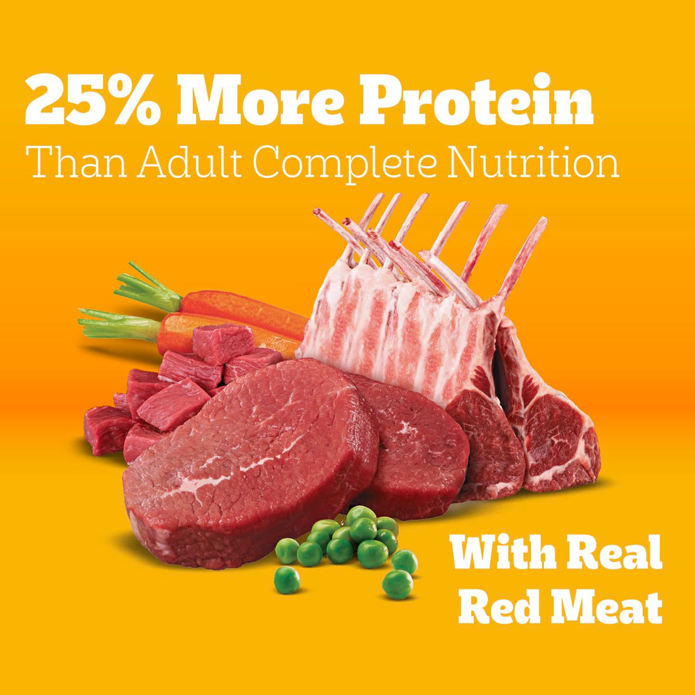 Pedigree proteína-25% para apoyo muscular diario.
