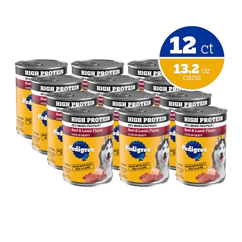 Pedigree: gravy cremoso con ternera y cordero para perros jóvenes adultos.
