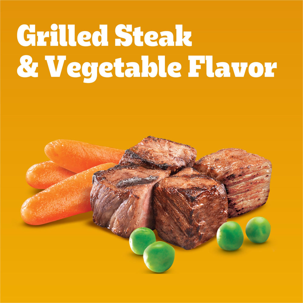 Pedigree Puppy Dry Food trozos de filete y verduras promueven desarrollo equilibrado