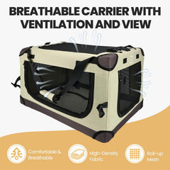 Pegic Porta Gato Grande funda interior lavable para limpieza rápida.