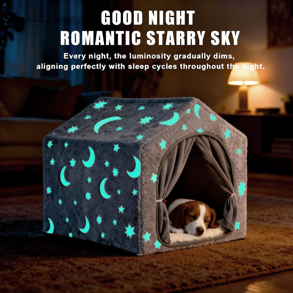 Pelemee: luz nocturna suave con estrellas para ambiente cálido.