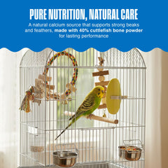 Penn-Plax Bird-Life e Cuttlebone Banana, sabor nutritivo para plumaje y energía.