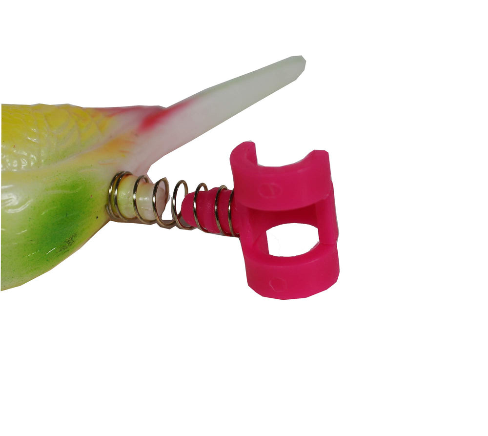 Figura acrílica Penn-Plax colorida, ideal para estimular la curiosidad de tu ave.