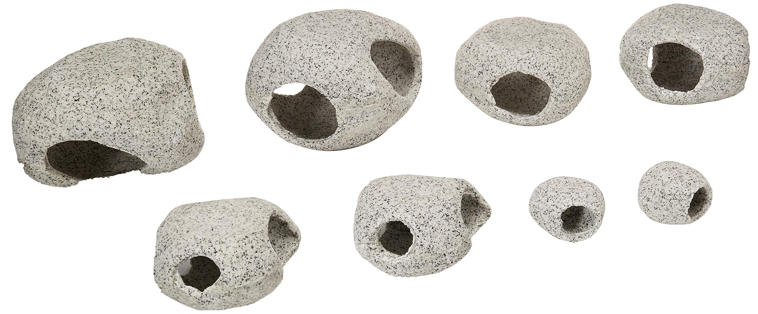 Penn-Plax Deco-Replicas granito: ornamento de acuario que sirve como refugio para peces
