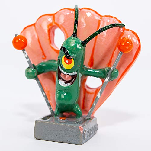 Penn-Plax Plankton mini ornamento limpieza fácil con agua tibia.