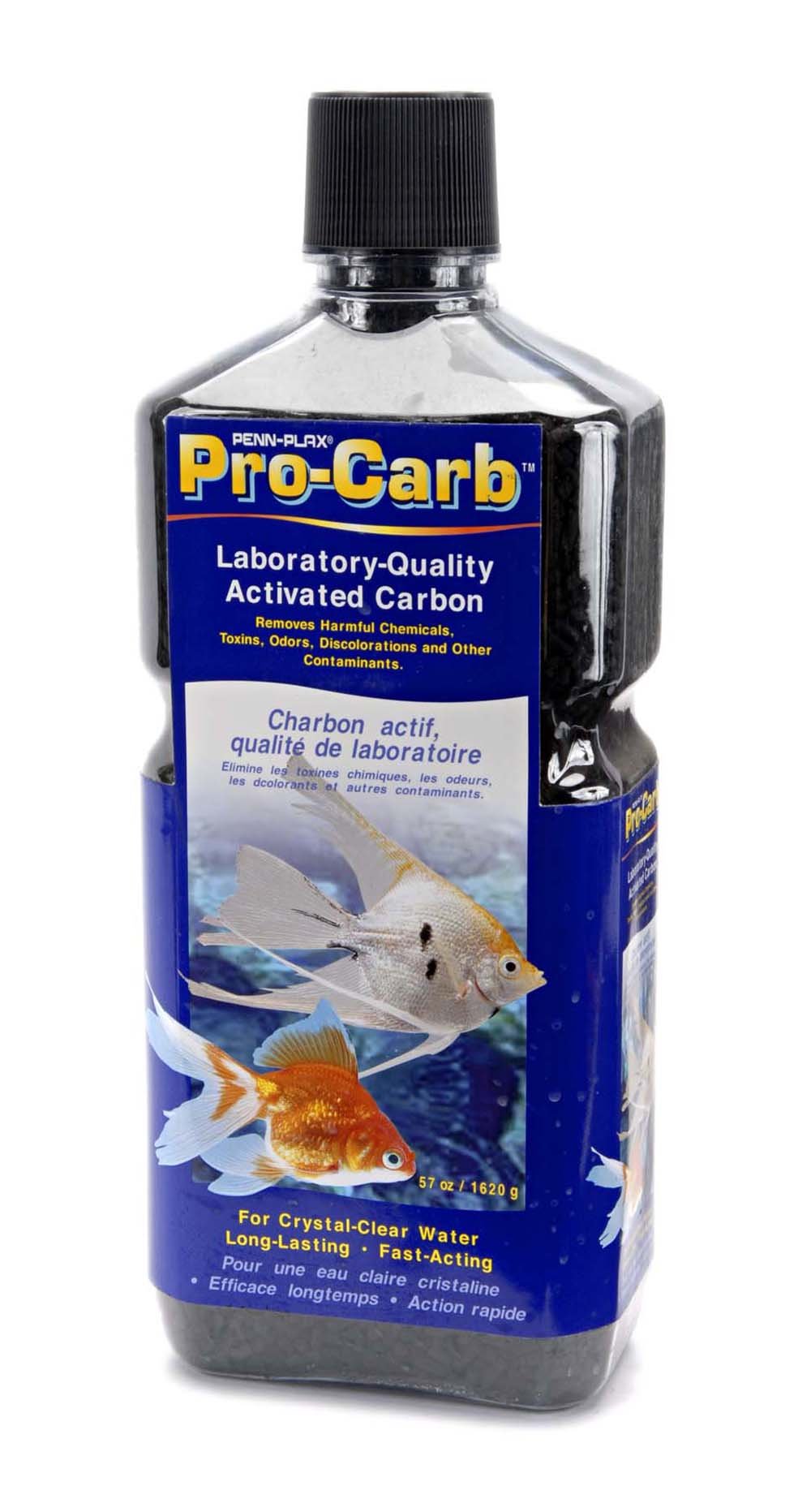 Penn-Plax Pro-Carb, carbón activado para agua cristalina, mejora claridad y reduce olores en acuarios.