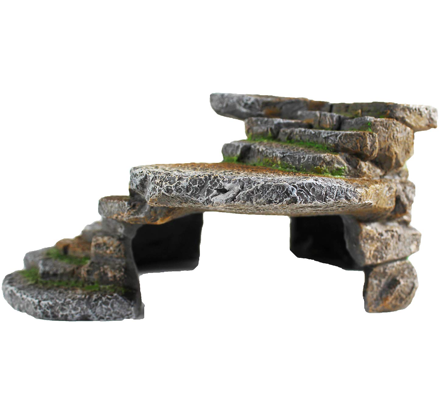 PENN-PLAX Reptology Shale Scape de resina duradera para acuarios.