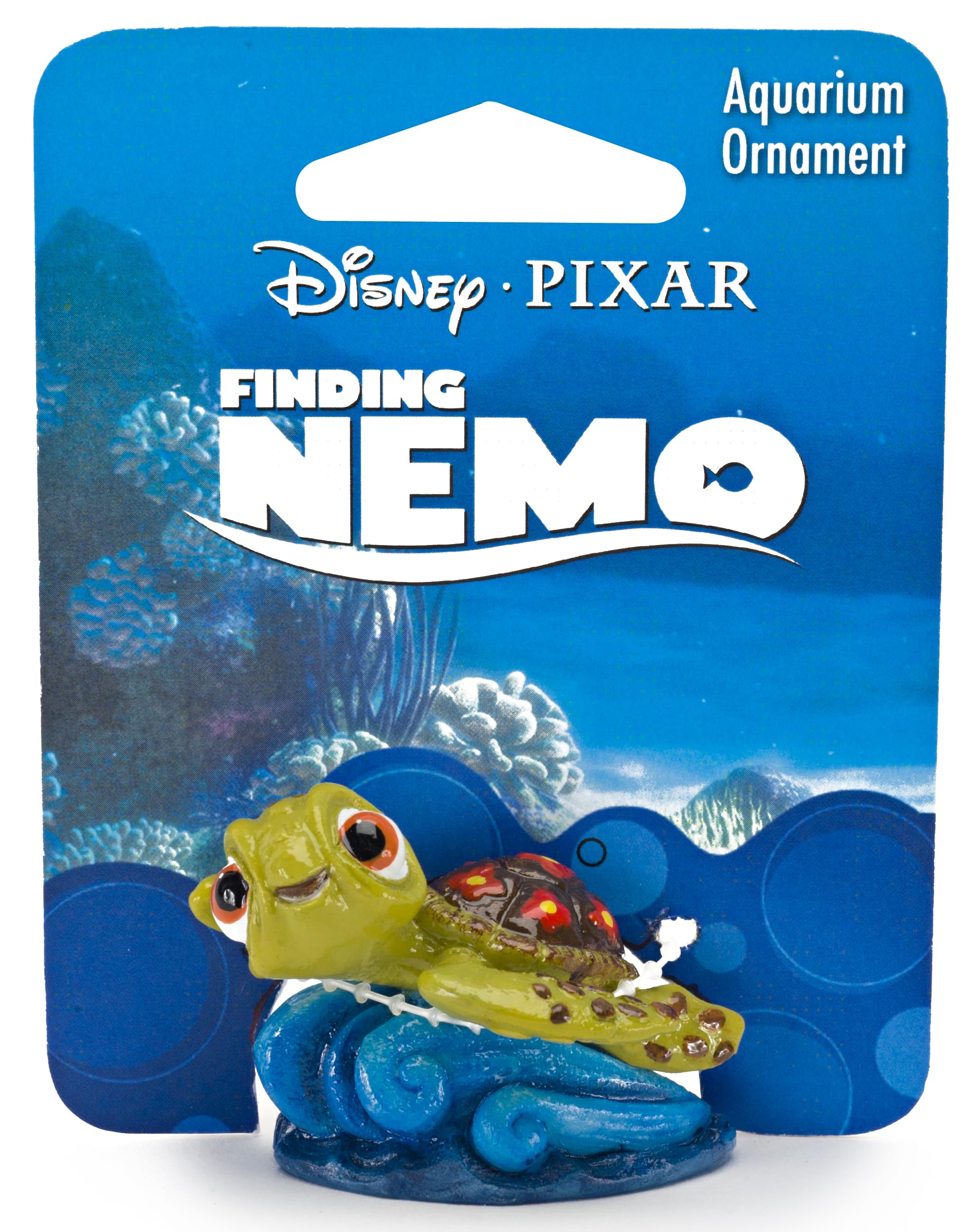 Penn-Plax Squirt mini, escena Nemo, ideal para dar vida al tanque con color y dinamismo.