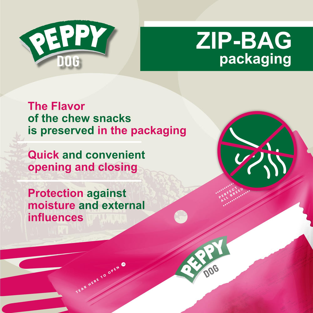 PEPPY DOG Huesos de Pollo para perros pequeños, tamaño práctico para mordidas controladas