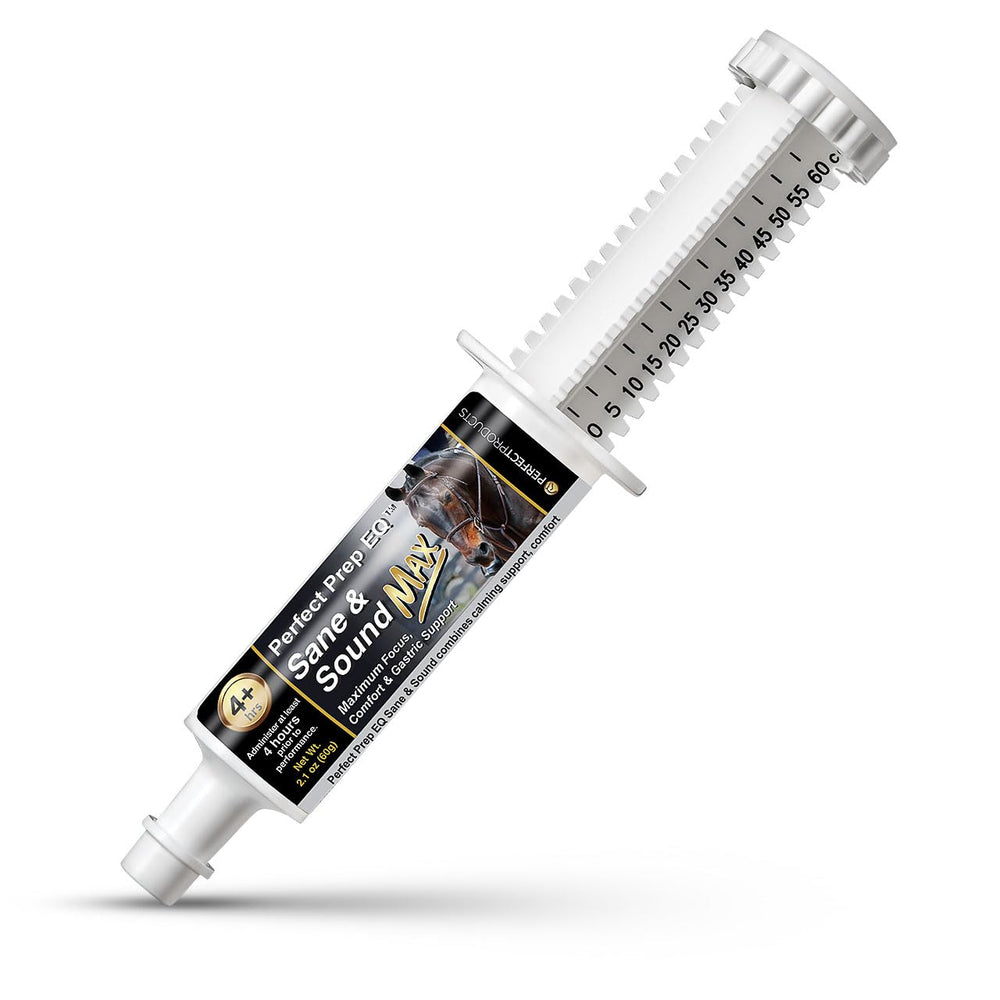 Perfect Prep EQ Paste: envase de 60cc para alimentar al caballo durante entrenamientos