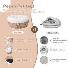 pesen cama dona calma diseño de dona suave favorece descanso