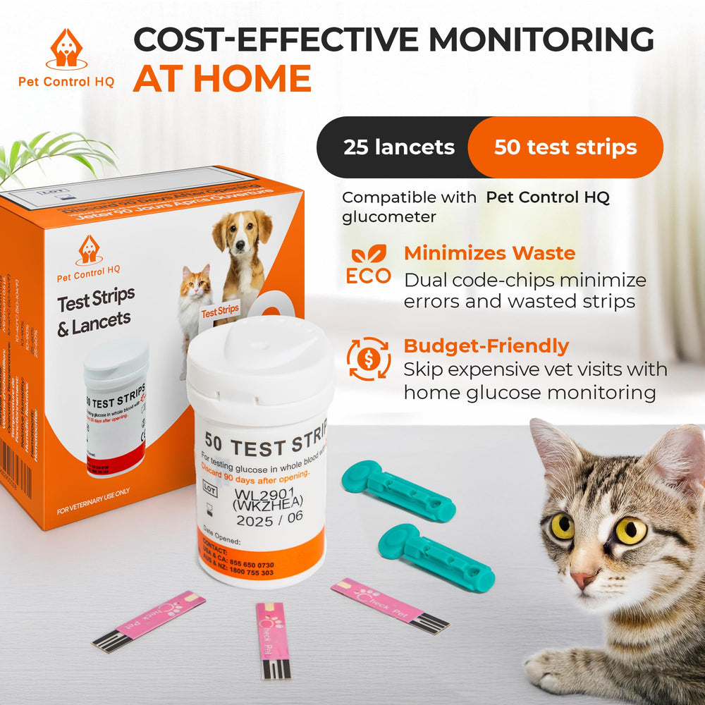 Pet Control HQ prueba glucosa precisa: lectura estable para manejo diario.