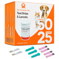 Pet Control HQ tiras glucosa casa: lectura precisa en casa para mascotas.