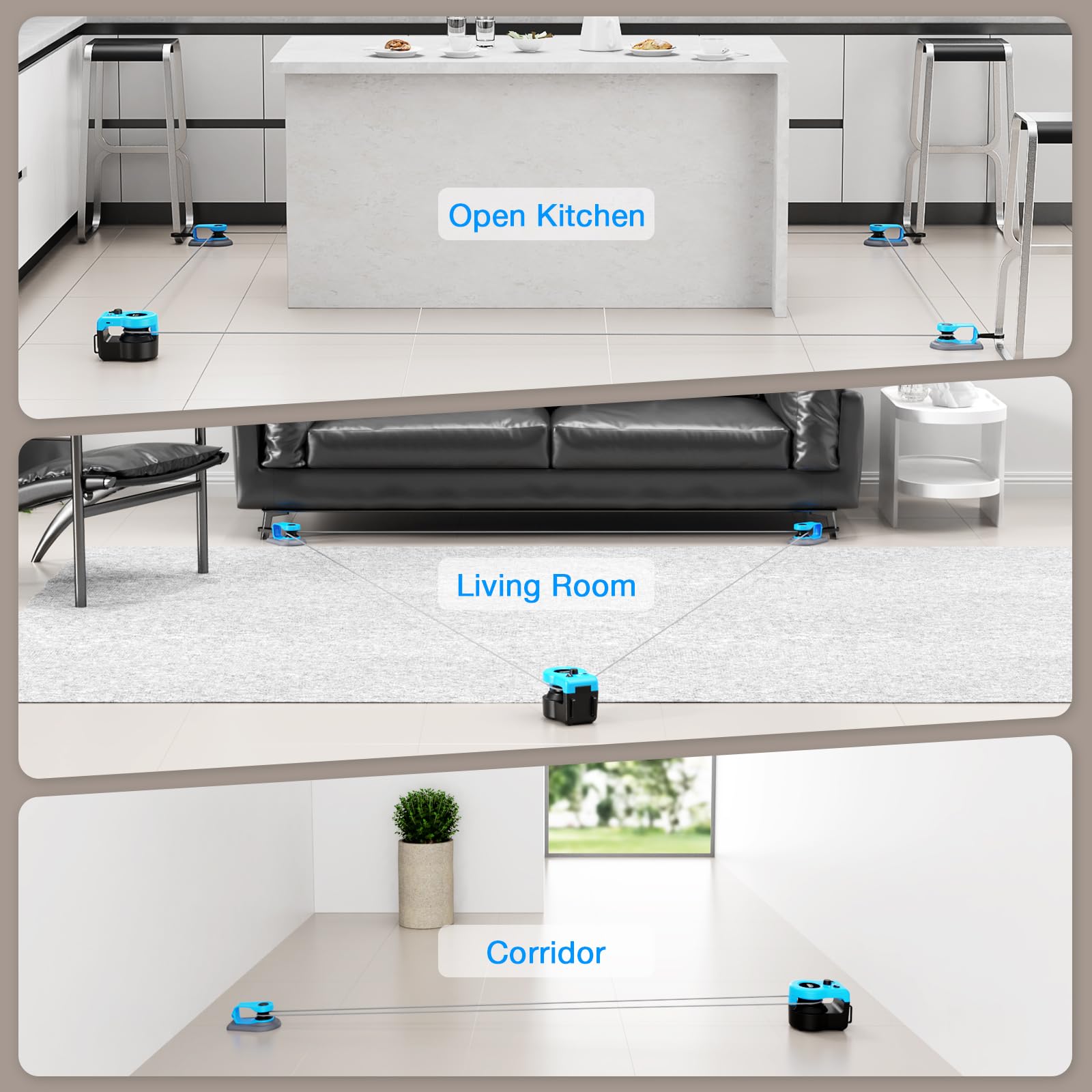Pet Deluxe Juguete Gato Diseño azul cielo para sala moderna