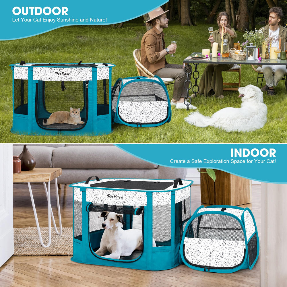 PETEASE uso interior y exterior, base impermeable para cualquier superficie.