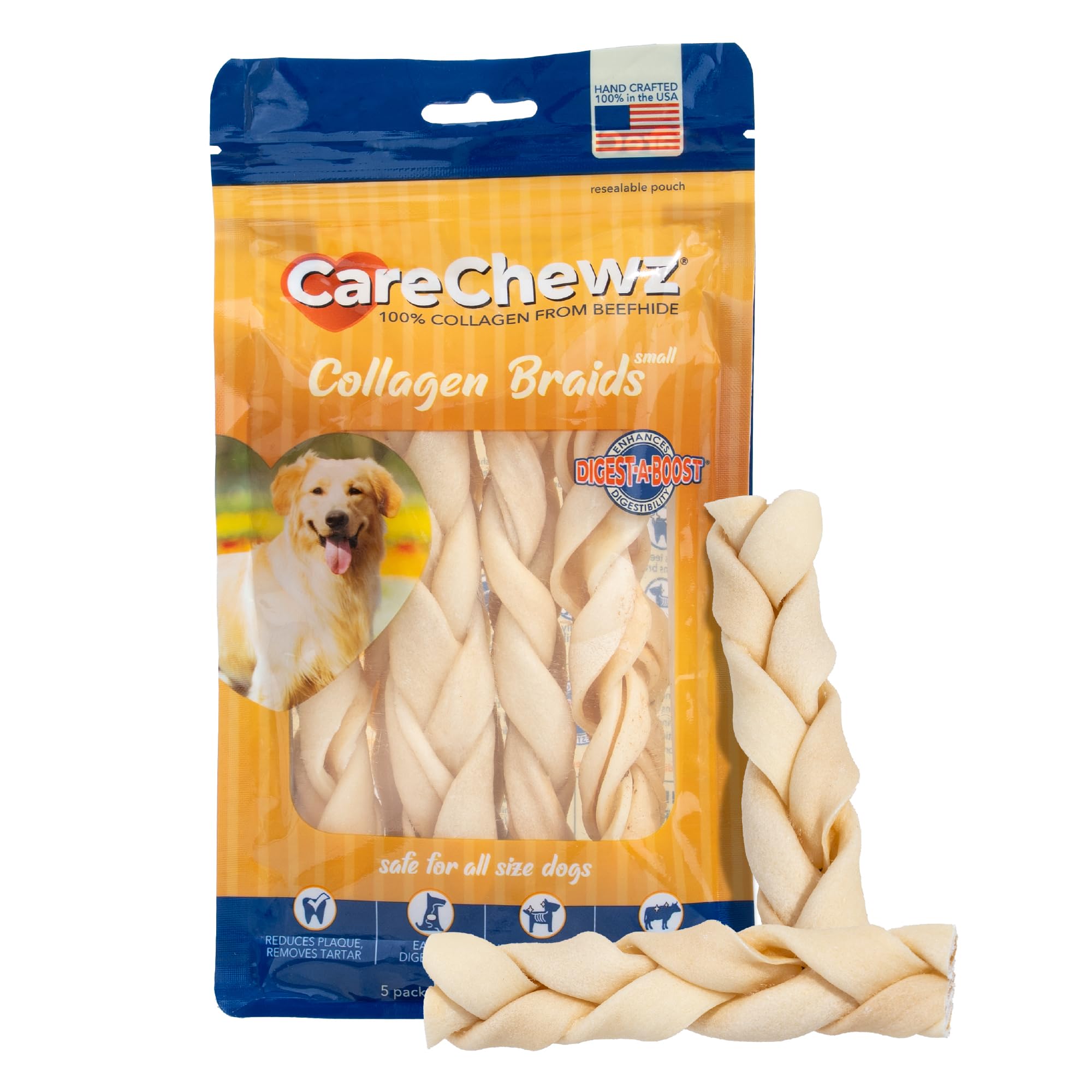 CareChewz de Pet Factory en empaque EE. UU. para almacenar y usar diariamente.