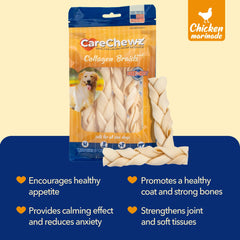 CareChewz de Pet Factory ofrece mordida dura para la masticación responsable.