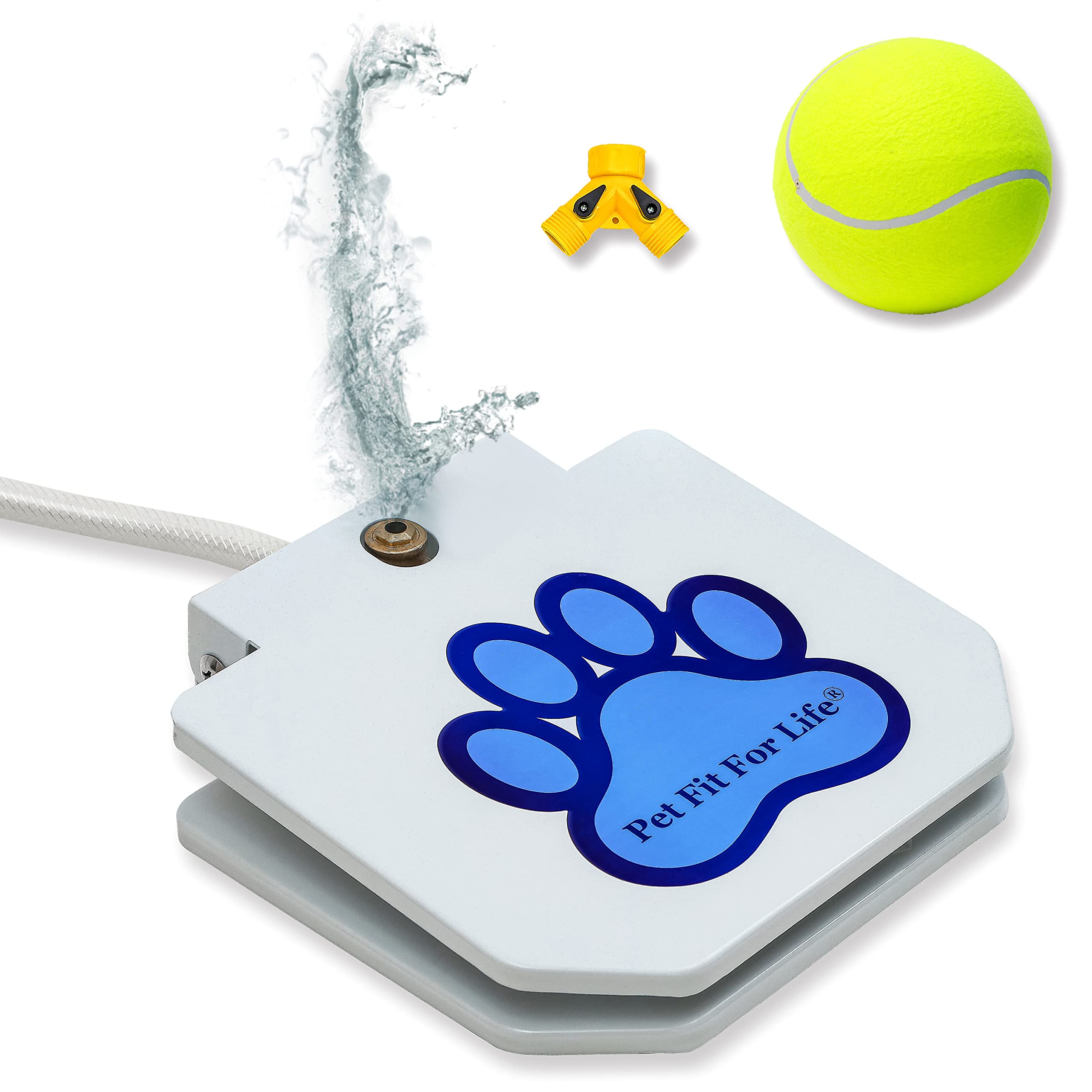 Fuente pedál para perro de Pet Fit For Life, hidratación fácil al alcance de la pata.