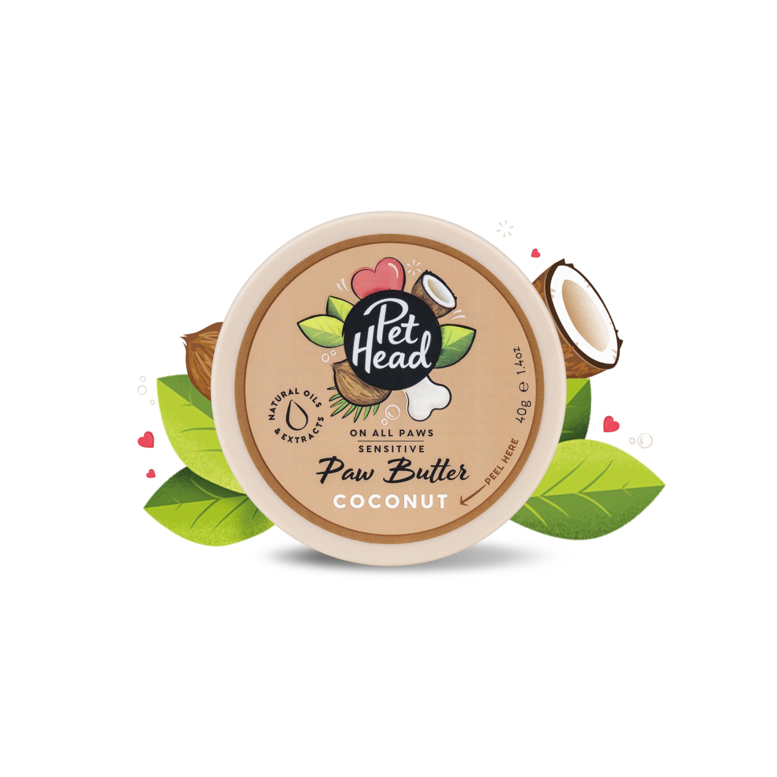 Pet Head crema coco para patas suaves y hocicos