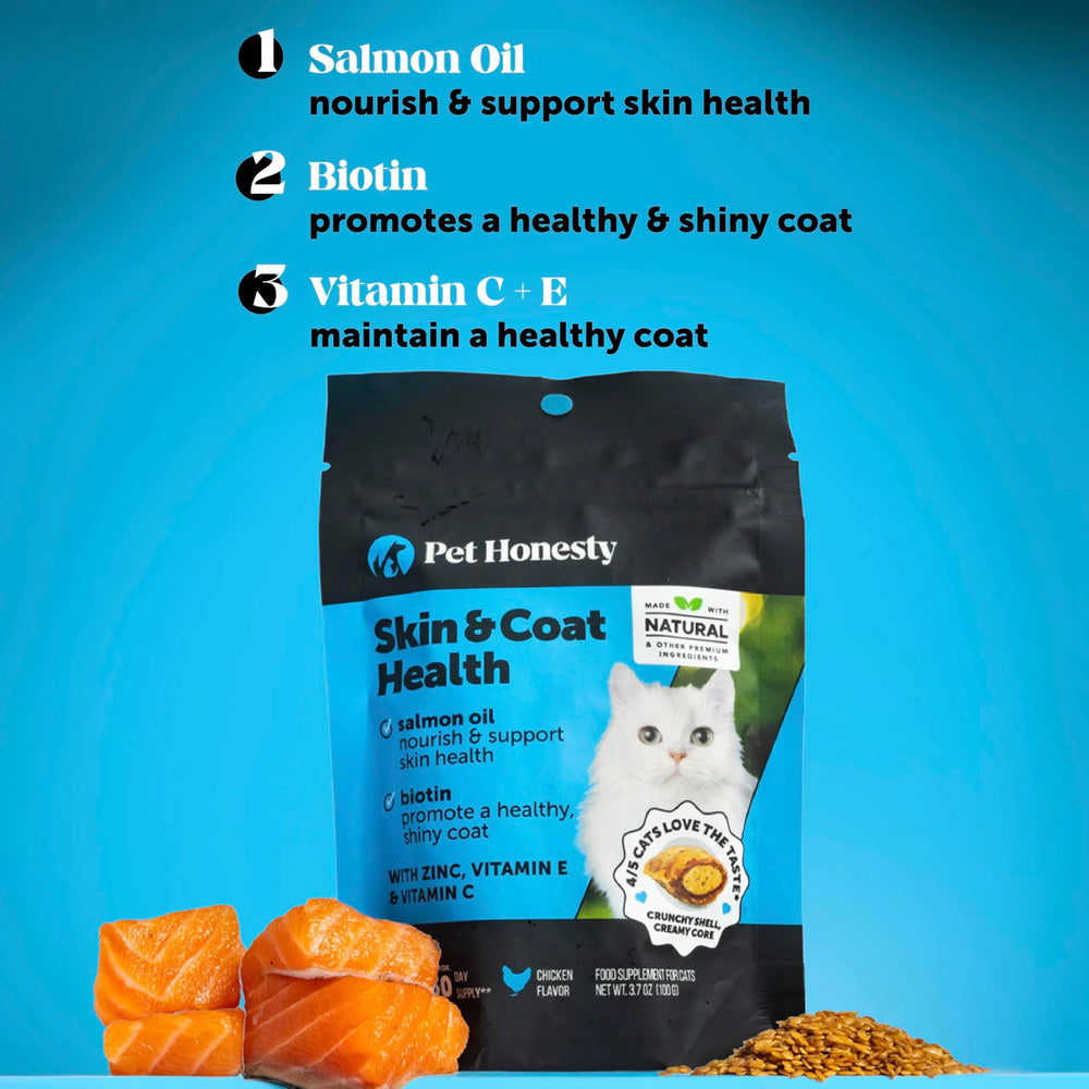Pet Honesty biotina para pelaje brillante en gatos