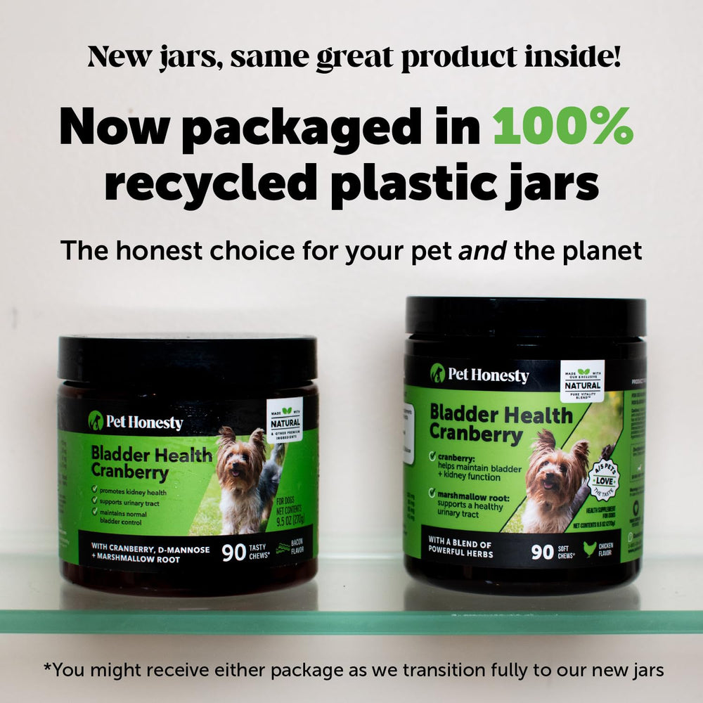 Pet Honesty Bladder Health Cranberry Chews sabor apetecible: agradable para masticar y apoyar la salud urinaria