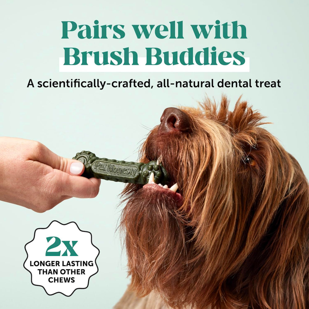Sabor menta de Pet Honesty que muchos perros aceptan con gusto.