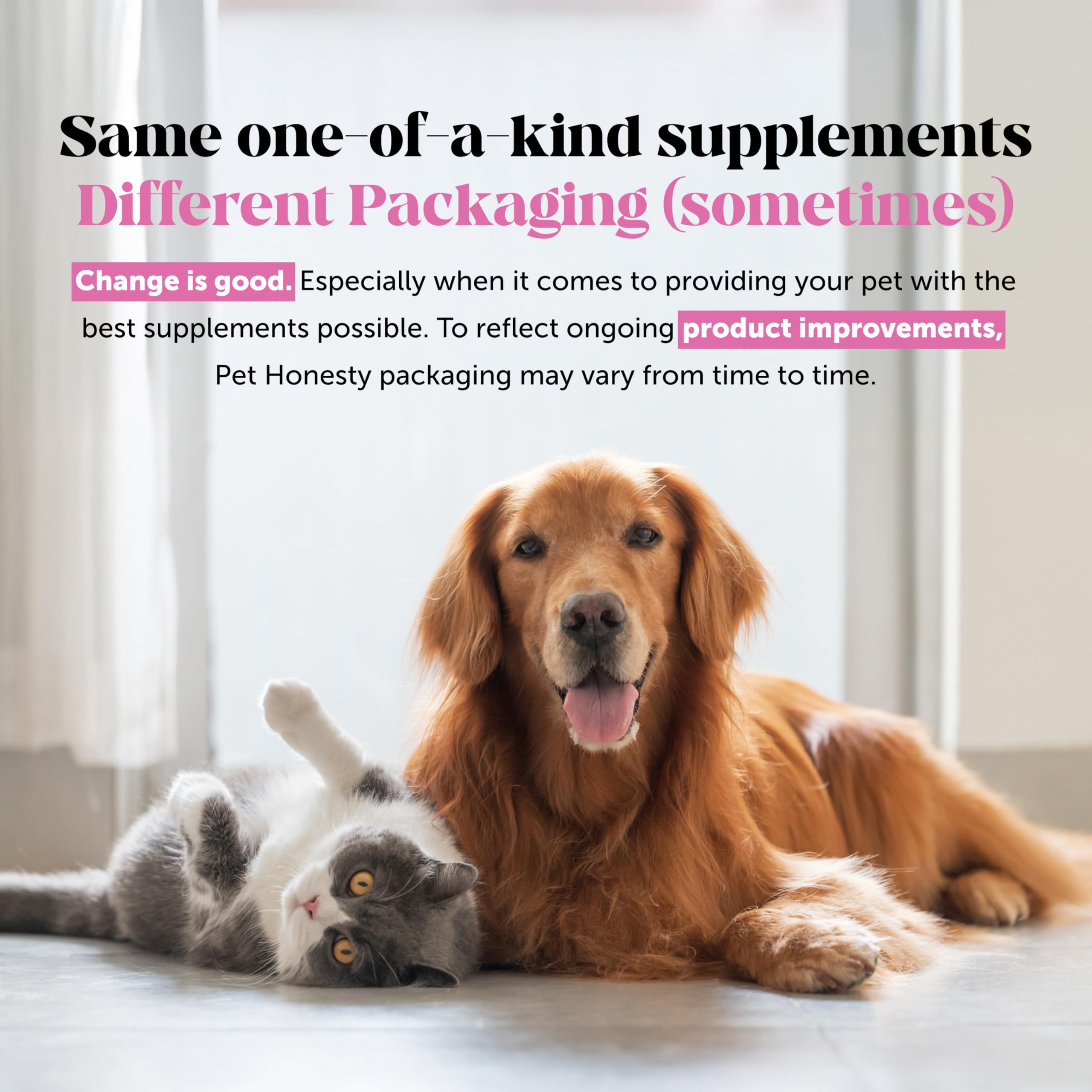 Pet Honesty Hip & Joint Health Max Strength para perros activos y mayores.