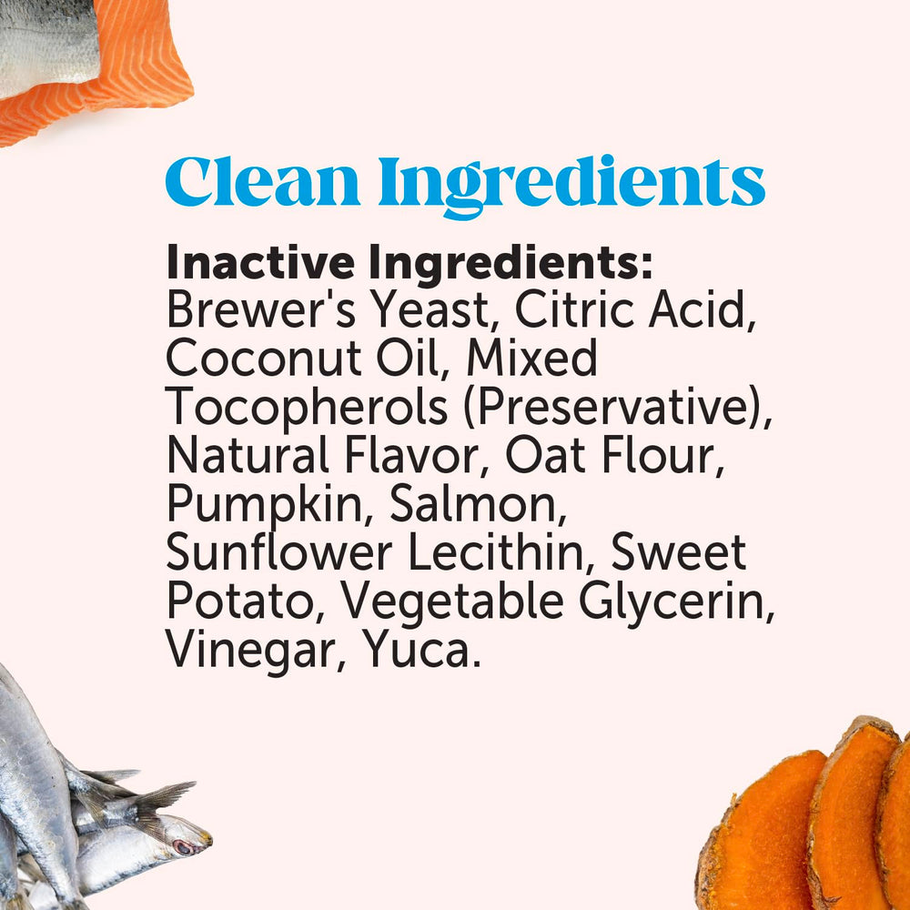 Pet Honesty: omega-3 combinando aceites para apoyar piel y pelaje.